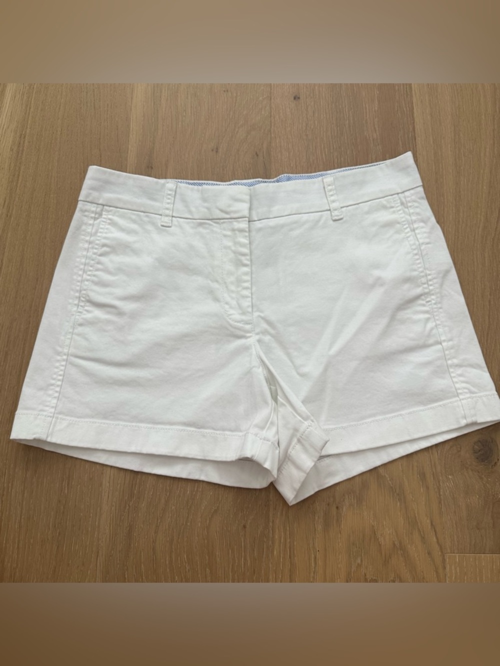 J Crew 3.5" Classic Chino Short White Womens Size 6 - Picture 6 of 16